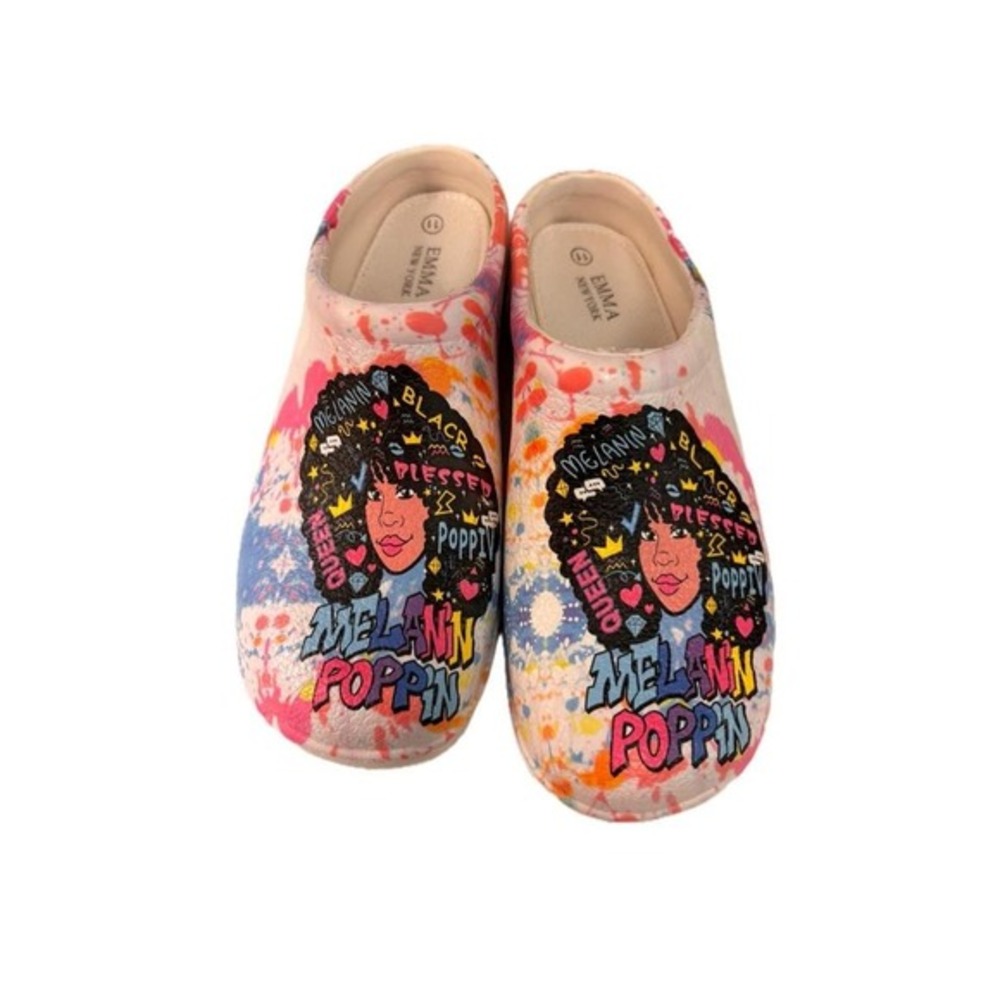 Emma New York Melanin‎ Poppin Slides- size 11
